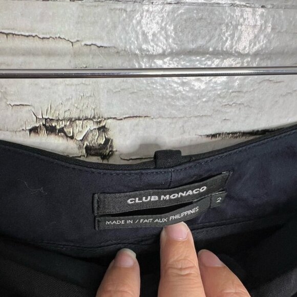 Club Monaco black shorts size 2 - Picture 5 of 10